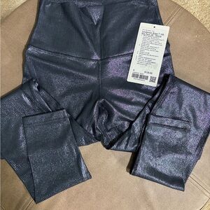 NWT Lululemon align high-rise rib 28” Shine size 4